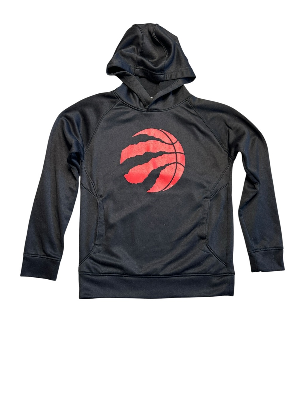 NBA Toronto Raptors Youth L 14/16 Black Performance Hoodie - fits XS adults